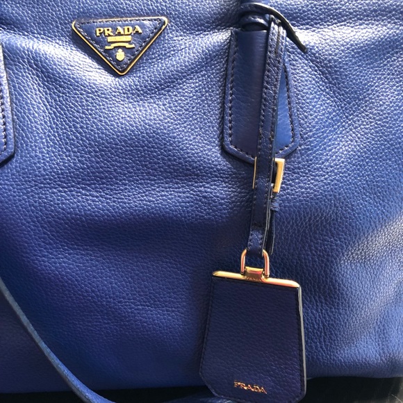 PRADA Vitello Grain Leather Two-Way Tote Bag - Picture 5 of 8